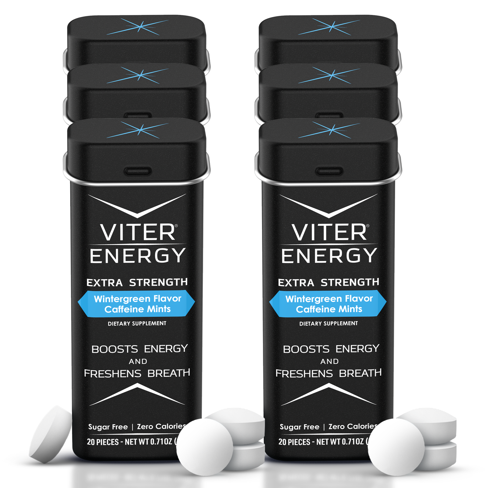 Viter Energy Extra Strength Caffeine Mints (Monthly Subscription)