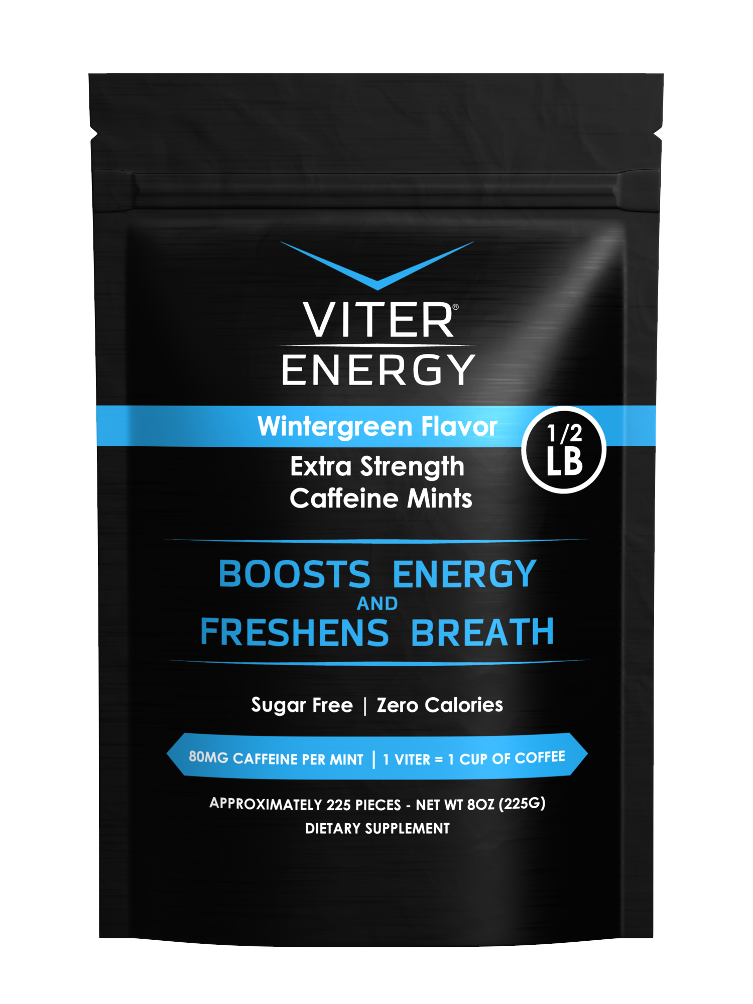 Viter Energy Extra Strength Caffeine Mints - 1/2 LB Bulk Bags (Monthly Subscription)