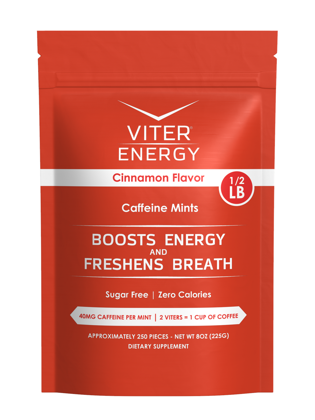 Viter Energy Original Caffeine Mints - 1/2 LB Bulk Bags (Monthly Subscription)